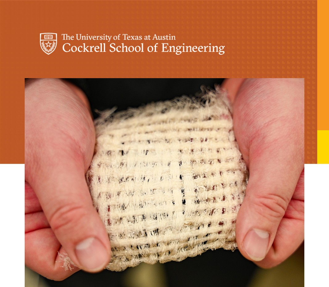 A water-harvesting fiber created by Texas Engineers