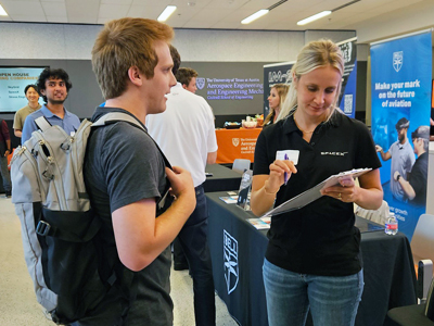 Students at Industry Open House