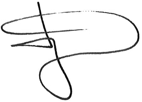 Jay Hartzell signature