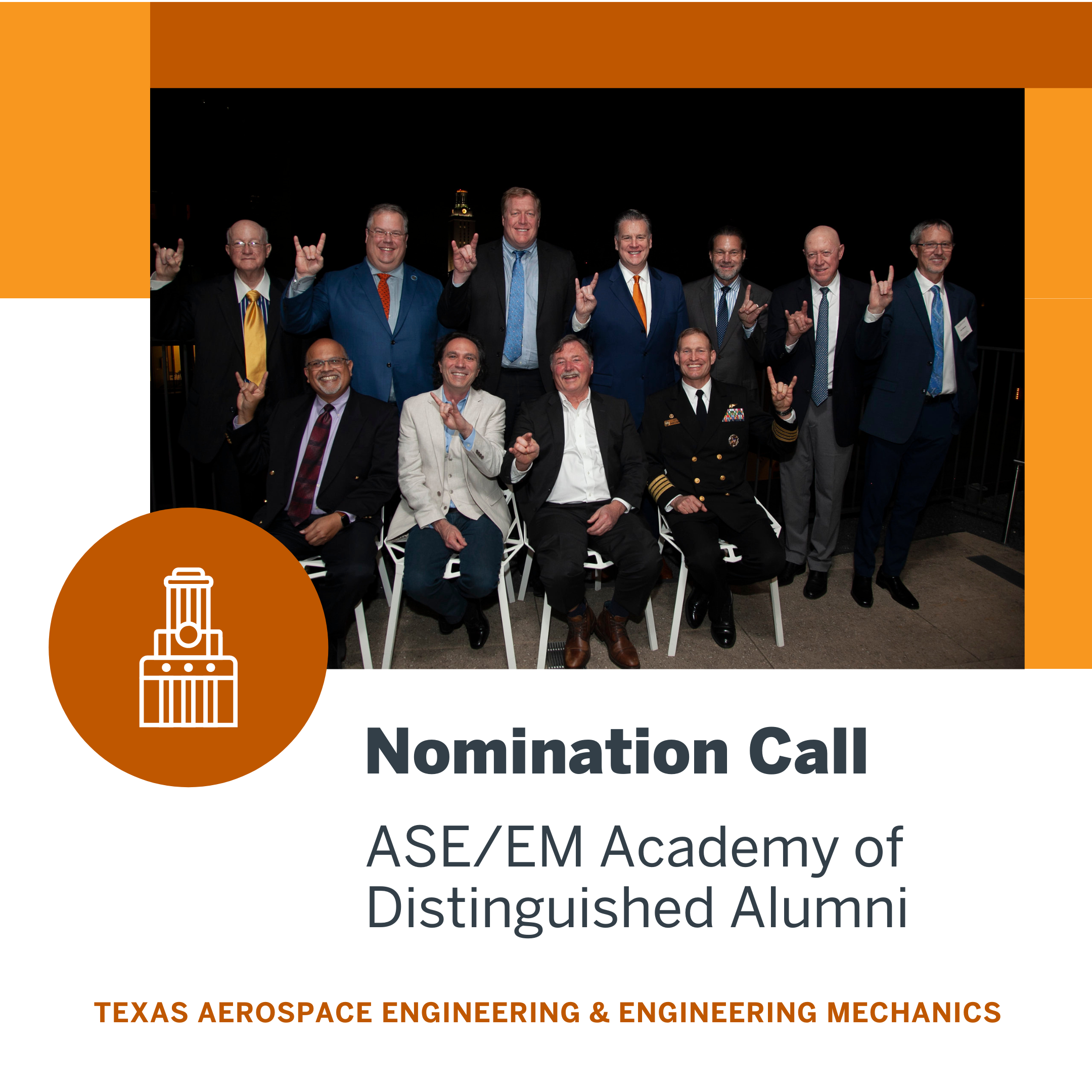 Academy of Distinguished Alumni nomination call graphic